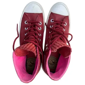 Converse Lugged Winter Boots Women 7 Burgundy GORE-TEX Leather Platform Gorpcore thumbnail 5