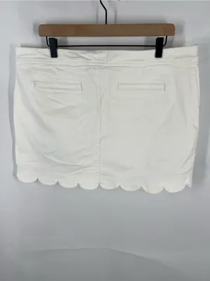 Lilly Pulitzer Colette Denim Skort Resort White Size 16 NWT thumbnail 6