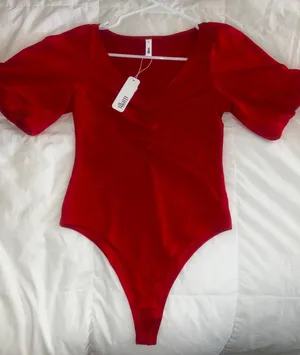 Allie Bodysuit Red thumbnail 1
