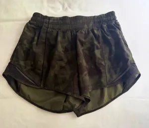 Lululemon Green Camo Hotty Hot Shorts thumbnail 1