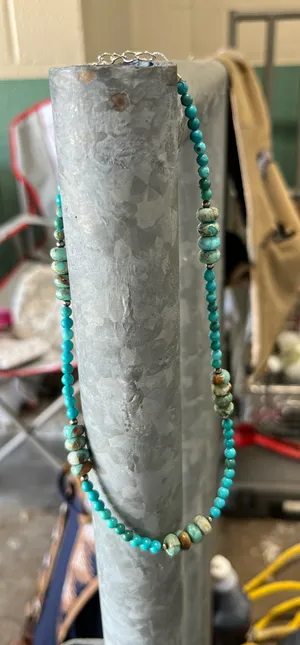 16” turquoise necklace Blue thumbnail 1