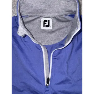 Women's FootJoy Quarter-Zip Long Sleeve‎ Sun ProtectionPullover Peach Size Small thumbnail 2