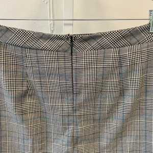 Blue Blush Los Angeles Glen Plaid Mini Skirt Black Tan Blue Large Academia thumbnail 4
