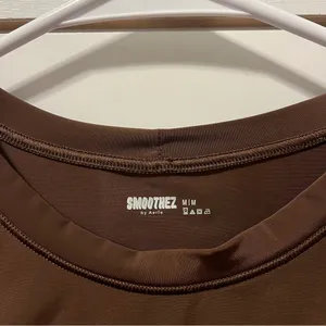 Aerie Smoothiez Brown Crop Top thumbnail 5