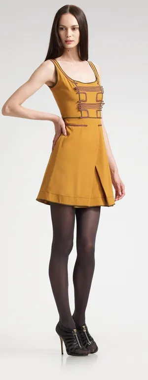 Zac Posen Z Spoke Military Dress thumbnail 1