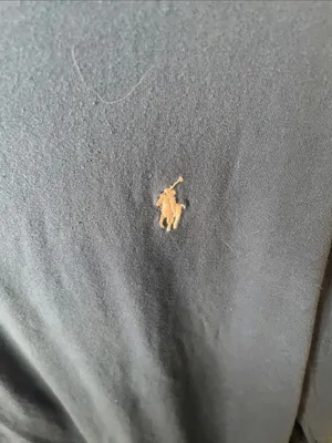 Lauren Ralph Lauren Long Sleeve Tee in Periwinkle Blue with Pink Pony thumbnail 2
