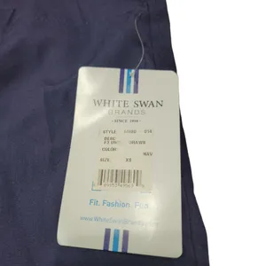 New White Swan Fundamentals Scrub Pants Size XS W37"xL30" Uniform Pants Straight Leg Pants Blue thumbnail 6