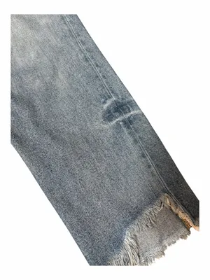 Hidden Crop Jeans Cutoff frayed hems Blue Size 26 thumbnail 3