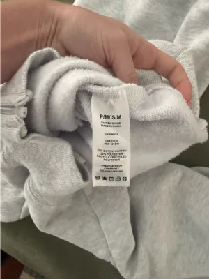 Cropped Garage Hoodie Zip-Up Grey thumbnail 4