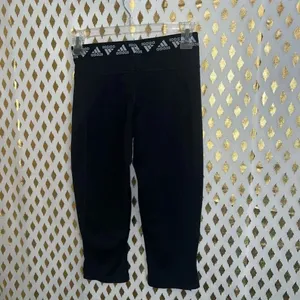 Adidas capri leggings black size S thumbnail 2