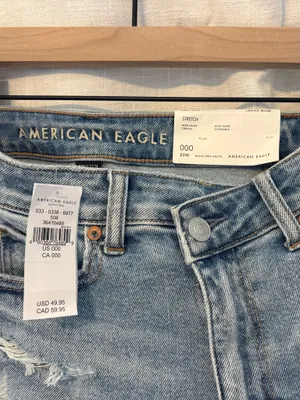 American Eagle Denim Mom Short Stretch thumbnail 3