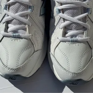 New Balance 608 V5 White Gray Walking Training Shoes Women’s Size 6.5 thumbnail 5
