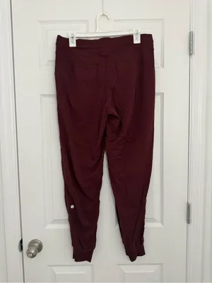 Lululemon Dance Studio Jogger in Red Merlot Women’s Size 10 thumbnail 4