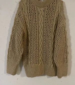 Zara Beige  Knit Sweater thumbnail 1