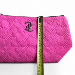 NWOT Juicy Couture Makeup Bag Velour Pink thumbnail 8