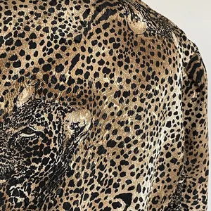 Vintage Leopard Print Blouse Animal Pattern Top Chic Street Style M/L thumbnail 11