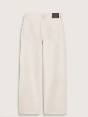 NWT VANS Check-5 Low Rise Extra Baggy Jeans In Ecru SZ-30 thumbnail 6