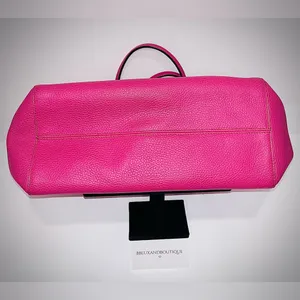 Gucci Pink Pebbled Leather Tote Bag 💗✨ thumbnail 9