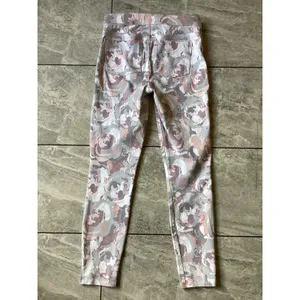 Spanx NWOT Jean-ish Ankle Leggings Womens Medium Floral Camo Print Pull On Denim thumbnail 7