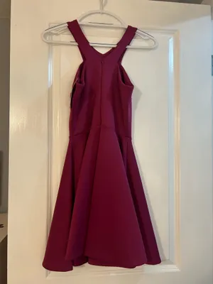 Pink Homecoming Dress Purple thumbnail 4
