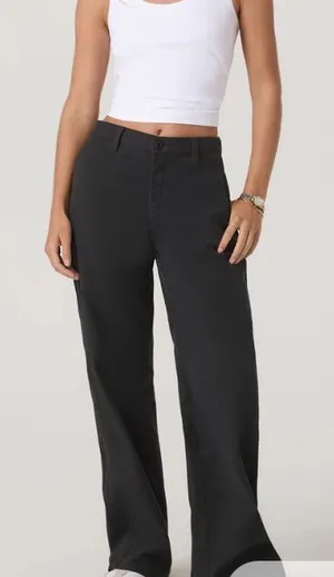 Vuori Telluride Twill Pants size medium Washed Black Dark Charcoal Gray thumbnail 1