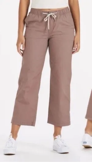 Vuori Women's‎ Cropped Brown Pants est. medium thumbnail 1