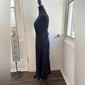 Anthropologie NEW WITH TAGS Cotton Bib‎ Overall Midi Dress 8 boho minimalist thumbnail 5