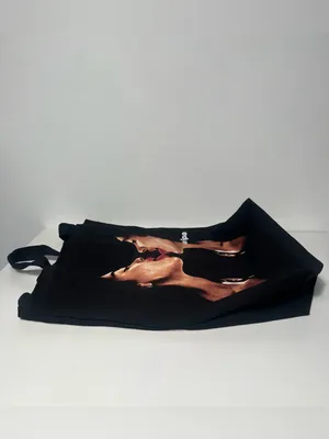 Dua Lipa Radical Optimism Tour Japan VIP Exclusive Black Canvas Tote Bag Merch thumbnail 7