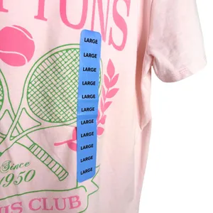 Hamptons Destinations Tennis Club Short Sleeve Graphic Tee Large Pink T-Shirt thumbnail 3