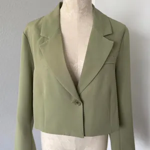 Avec Les Filles green cropped blazer - Size XL thumbnail 2