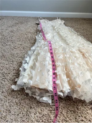 Ivory Butterfly Tulle Dress thumbnail 9