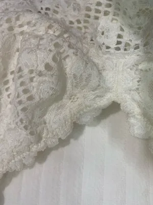 aerie Cream Crochet Lace Bralette thumbnail 7