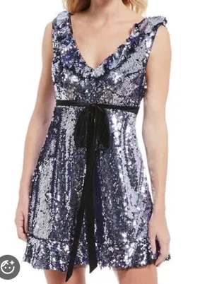Free People Siren Sequin Mini Dress thumbnail 4
