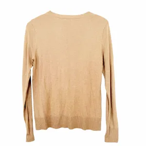 Merona Tan Beaded Sweater Sz M thumbnail 4