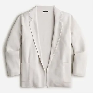 J.Crew Eloise sweater-blazer Heather Dove Size M C32‎ thumbnail 4