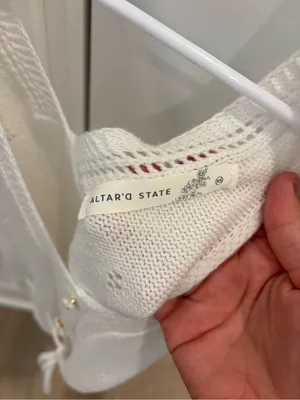 Altar'd State Knit V-Neck Tie-Front Tank thumbnail 2