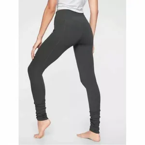 Athleta Elation Hybrid Tights Leggings Black Sz Small Ribbed High Rise thumbnail 2