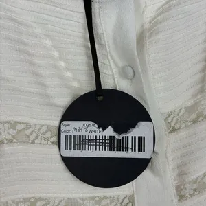 Storia NWT‎ White Lace Buttons Mini Babydoll Dress Women's Small thumbnail 3