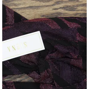 NWT Siena Womens V Neck Metallic Side-Twist Long-Sleeve Dress Purple Multi 0 thumbnail 7