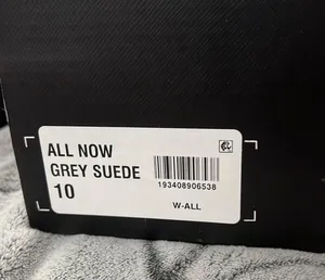 Steve Madden x Winnie Harlow All Now Grey Suede Sneakers thumbnail 3