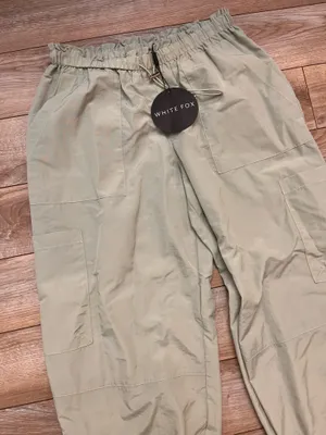 White Fox cargo pants grey new with tags thumbnail 2