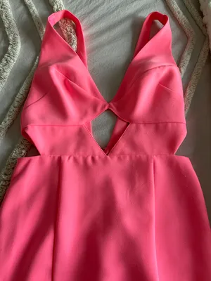 White Fox Pink Mini Dress w/ Cut Outs thumbnail 5