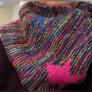 Betsey Johnson Colorful Knit neckwarmer/ Scarf thumbnail 5