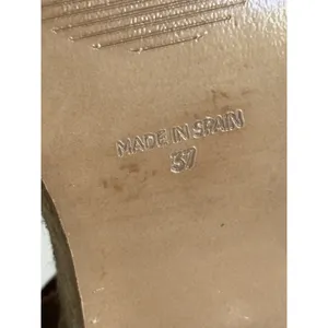 Toni Pons Atenes Platform Block Heel Espadrille Sandal Size 37 Beige Tan NWOT thumbnail 6