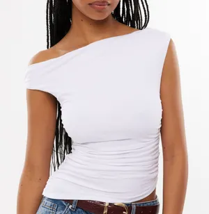 New with tags Soft Mia Ruched Top White 2XS thumbnail 1