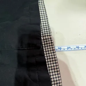 Ralph Lauren Reversible Coat Women Large‎ Black Houndstooth Dark Academia thumbnail 11