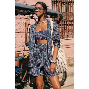 FREE PEOPLE Poolside Floral Shorts Pacific Ocean Summer Vacation‎ Vacay X-Small thumbnail 12