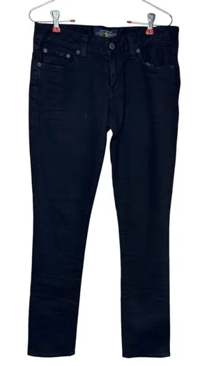Lucky Brand Women's Jeans Lola Skinny Fit Mid-Rise Stretch Denim Black‎ Sz. 6/28 thumbnail 1