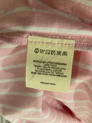 NWT Rumored Pink White Stripes Button Down Long Sleeve Cotton Shirt Size Small thumbnail 5