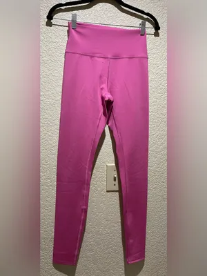 Alo Yoga Airlift High Waist Pink Leggings Size M thumbnail 3
